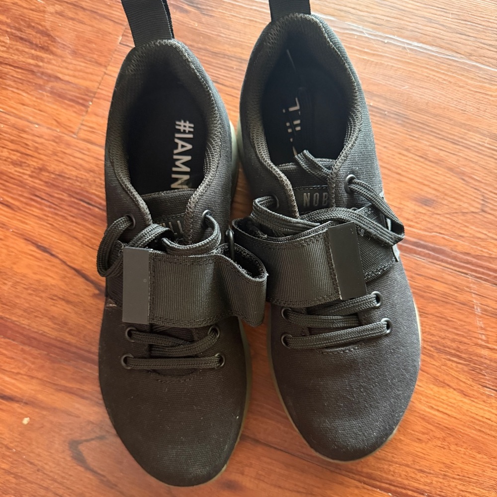 NOBULL Black Low-Top Strap Sneakers